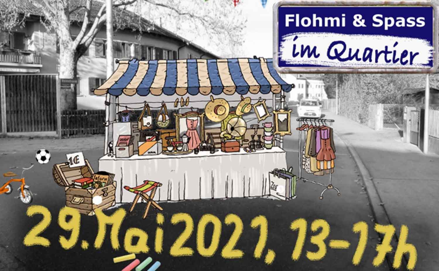 Ein Flohmarktstand am Flohmi Winterhale